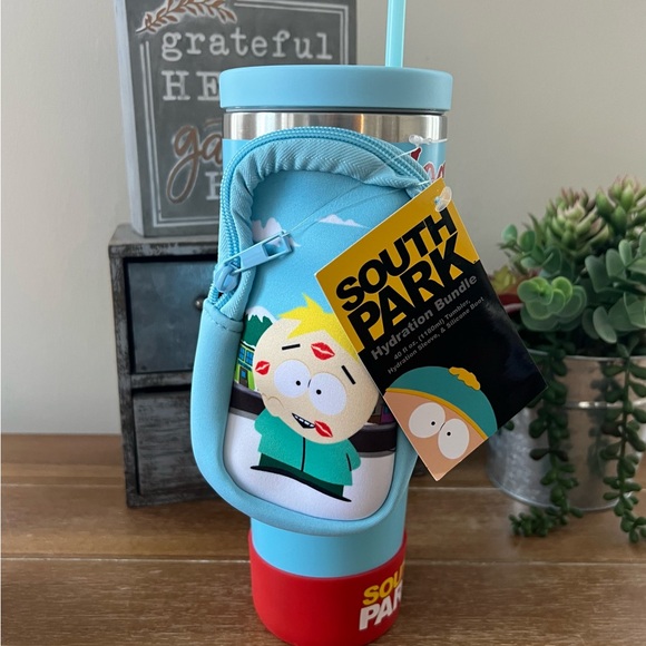 New South Park Butters Stainless 40oz Tumbler with Boot and Pouch - Picture 5 of 5
